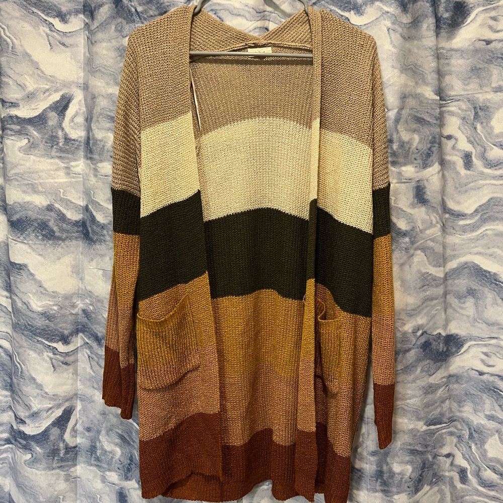Striped cardigan